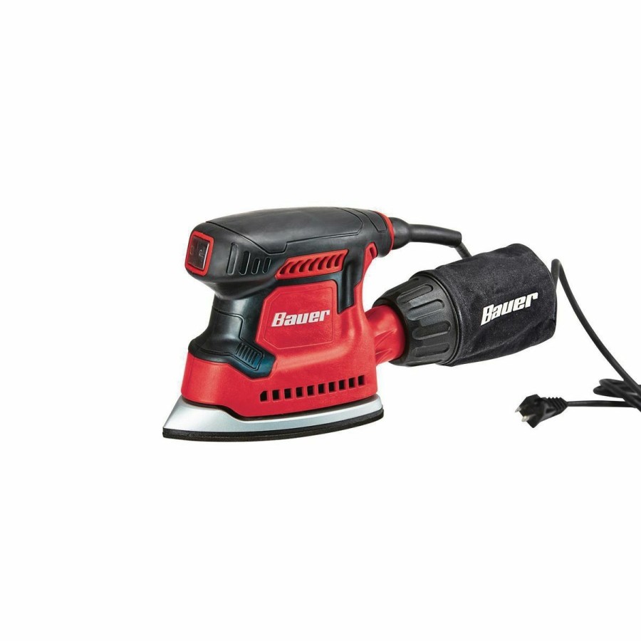 Power Tools BAUER  Bauer 1.2 Amp Corner/Detail Sander With Sealed